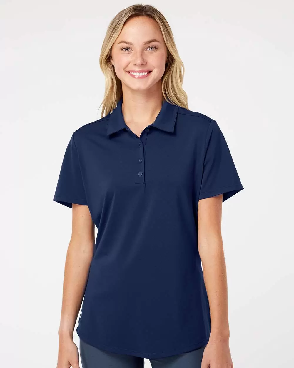 Adidas Golf Clothing A515 Women's Ultimate Solid Polo SKU: A515