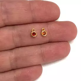 Altn Kaplama 4mm Doum Ta - Ocak - Garnet