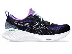 Asics Gel Cumulus 25 (B Width) - Black/Aquamarine (Womens)