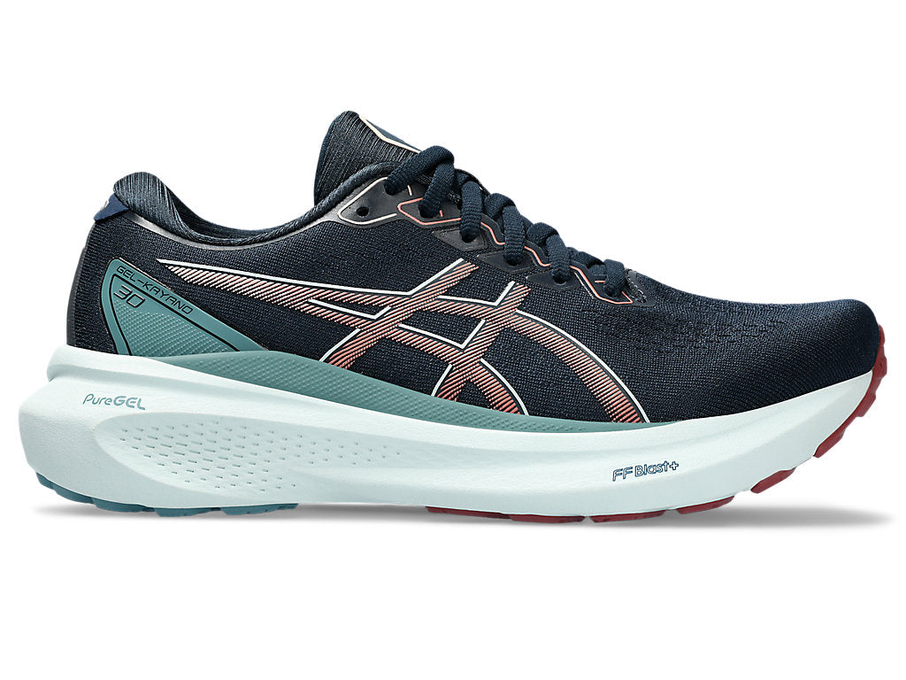 Asics Gel Kayano 30 (D Width) - French Blue/Light Garnet (Womens)