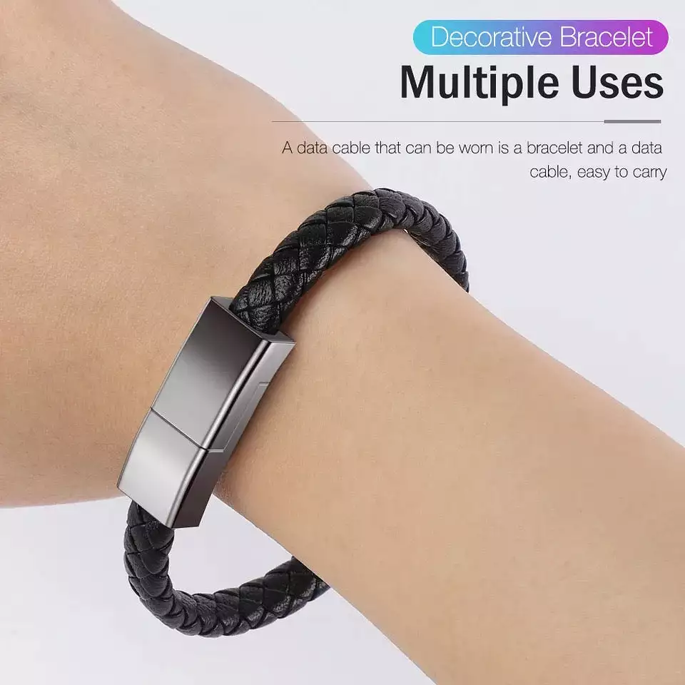 Bracelet USB Cable Portable Fast Charging USB For iPhone