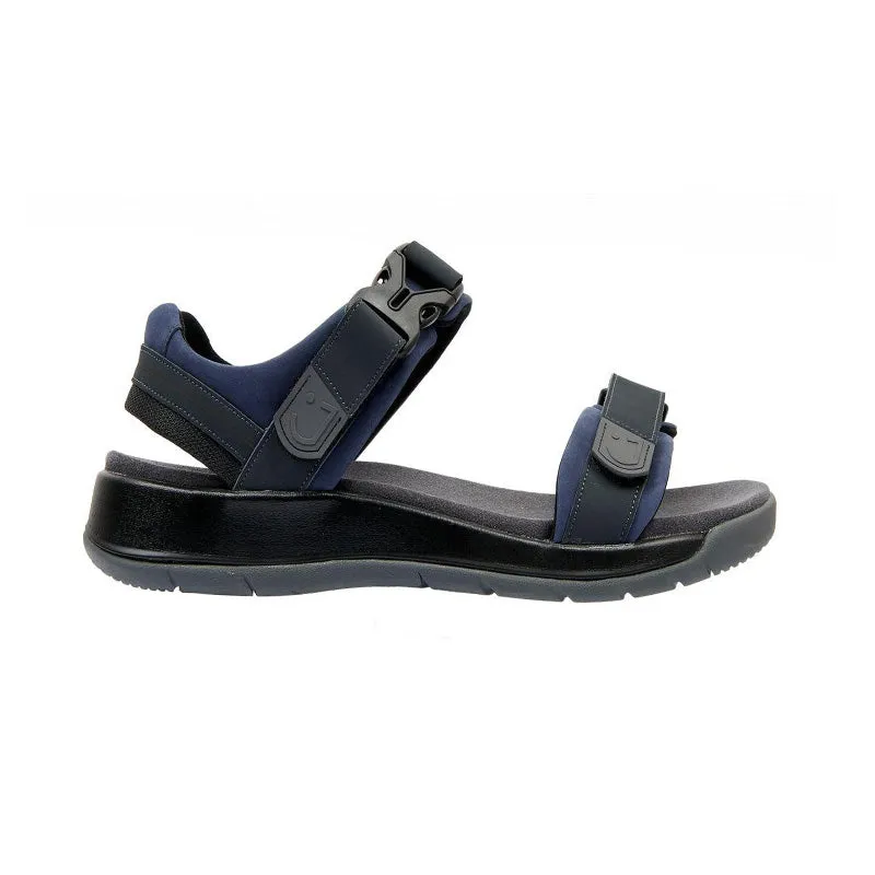 Capri III Men's Nubuck Leather Flat Sandal