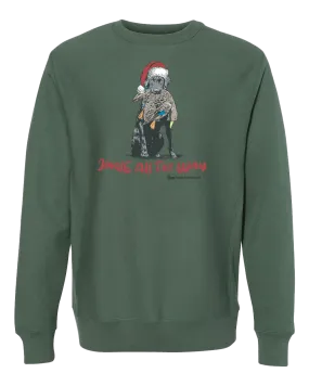 Christmas Lab Crewneck Sweater