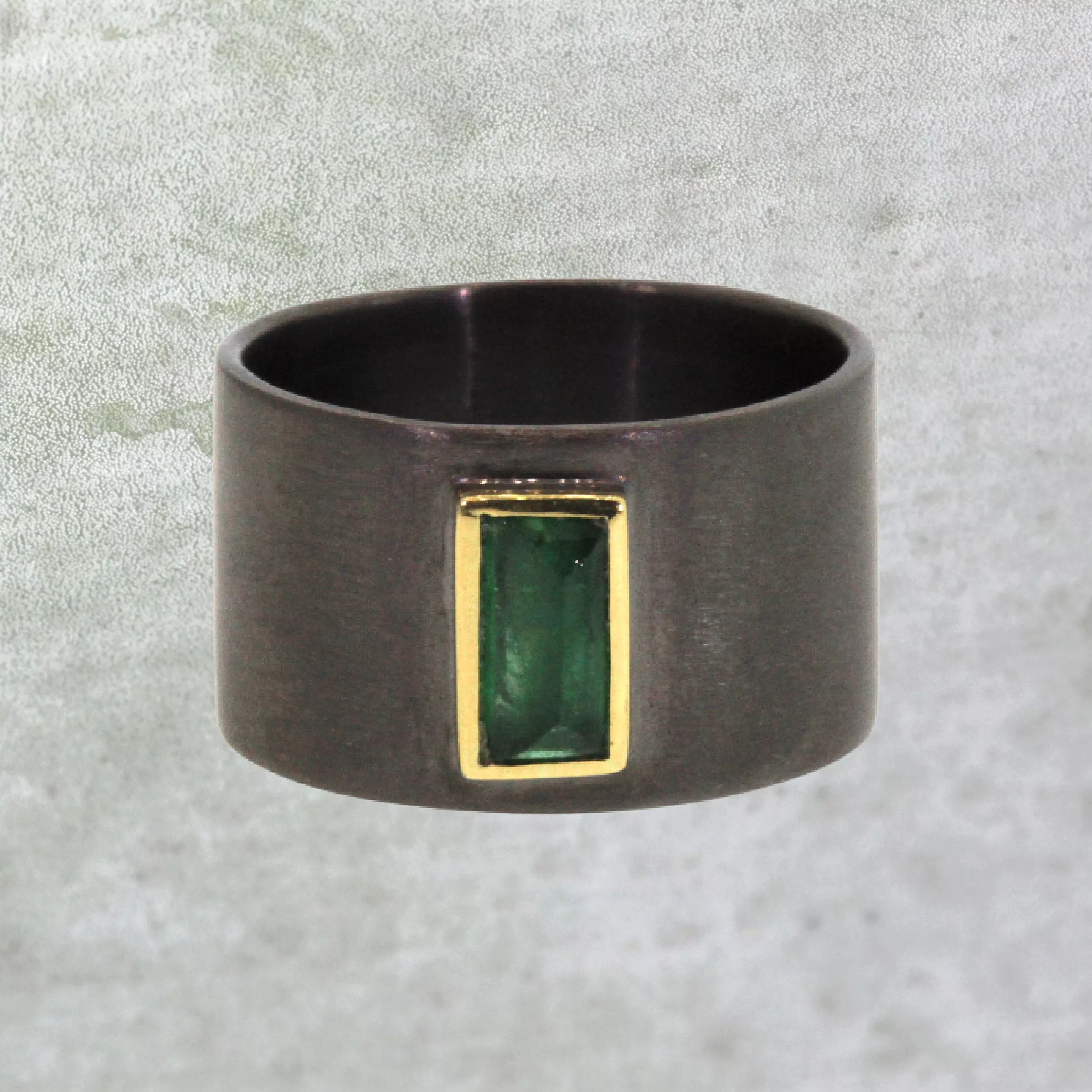 Chunky Emerald Ring