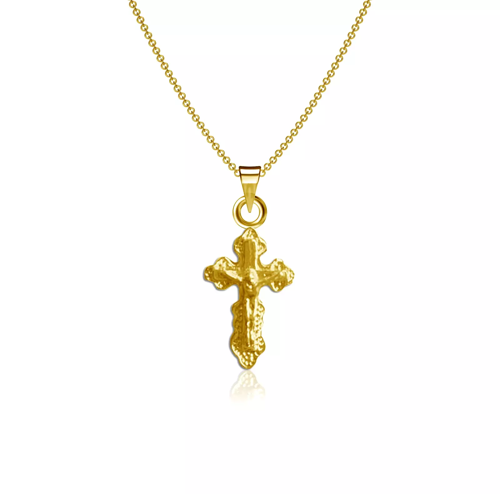 Crucifix Necklace - Gold Plated