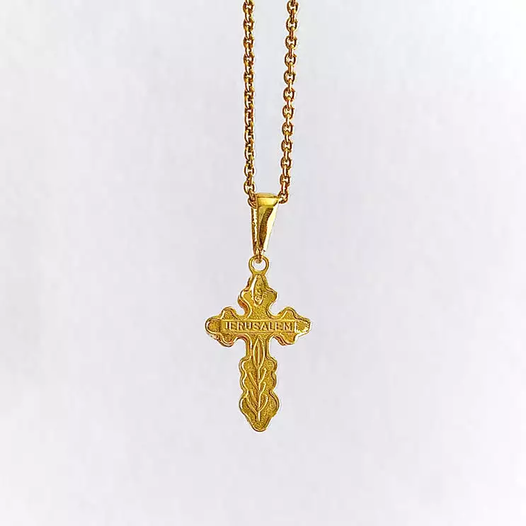 Crucifix Necklace - Gold Plated