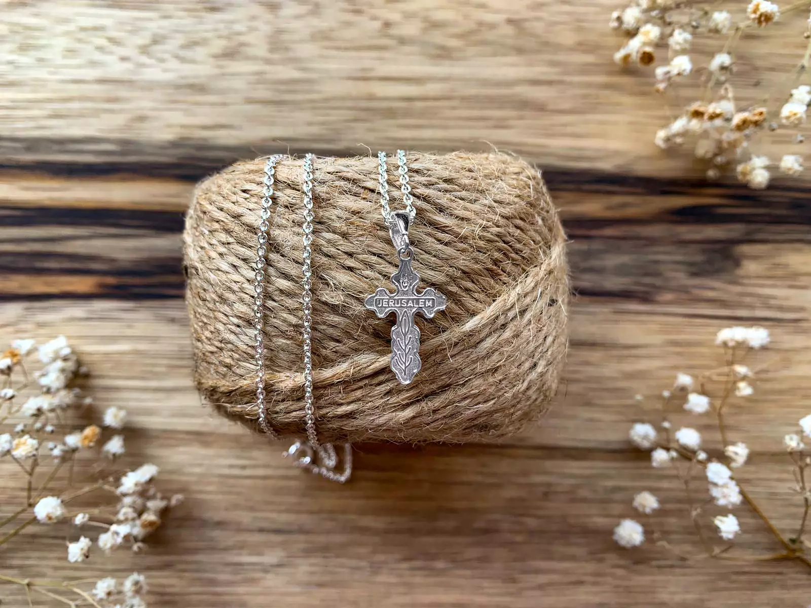 Crucifix Necklace - Silver