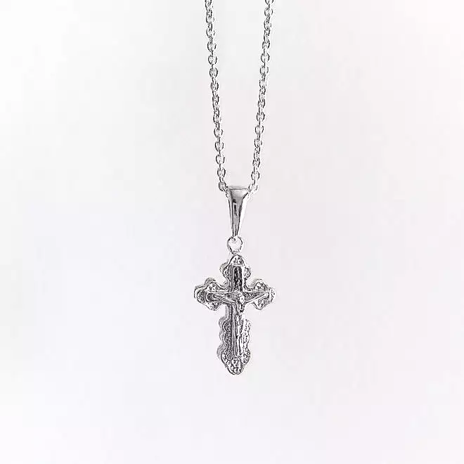 Crucifix Necklace - Silver