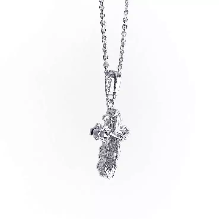 Crucifix Necklace - Silver