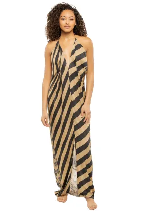 Draped Maxi Dress