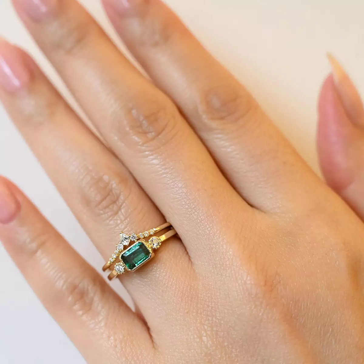 Emerald Lexie Ring