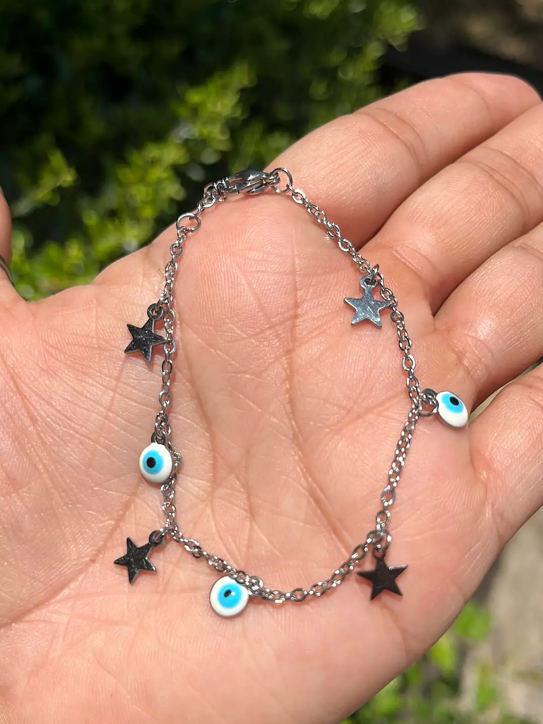 Eye/stars bracelet