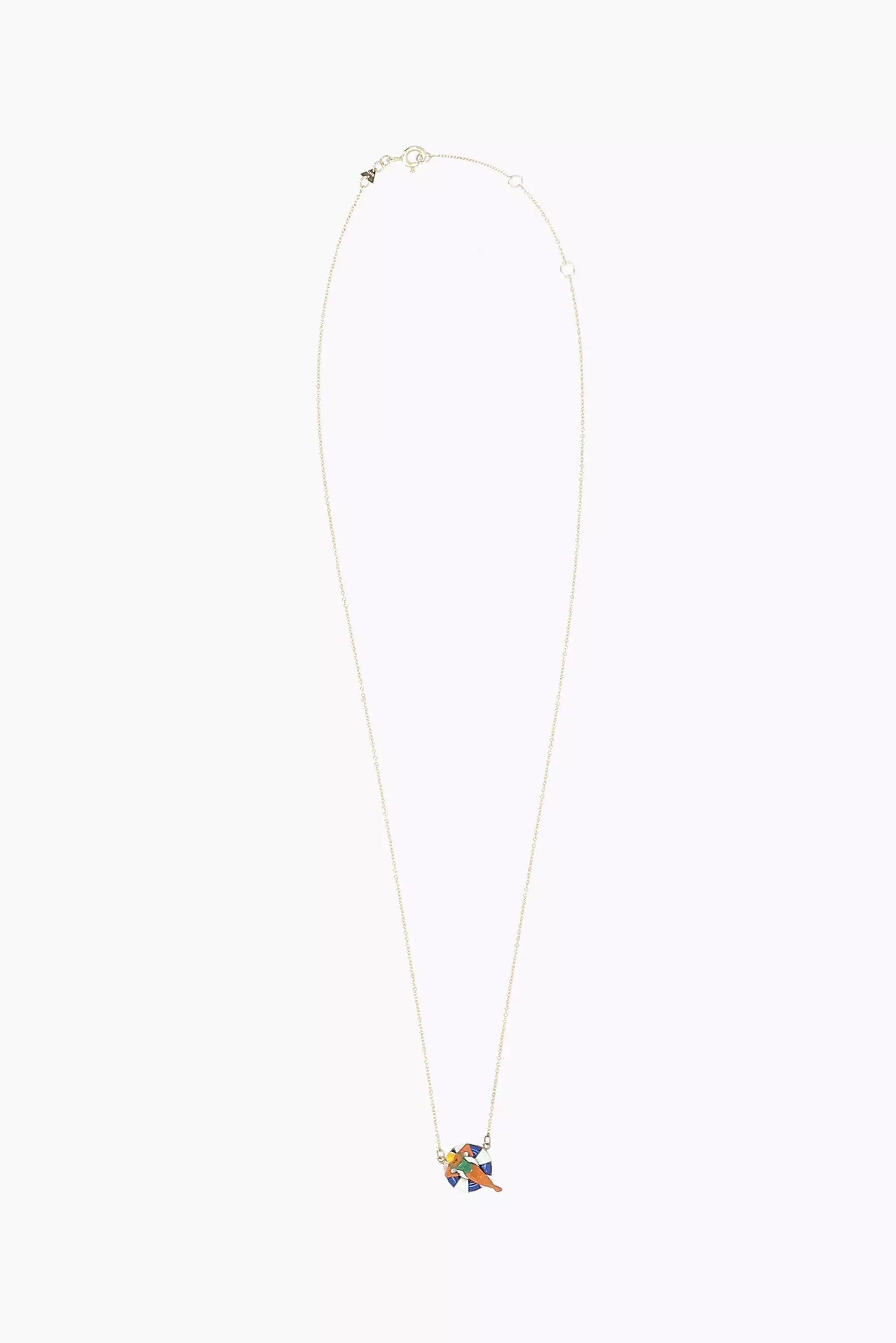 Flotadora yellow gold necklace