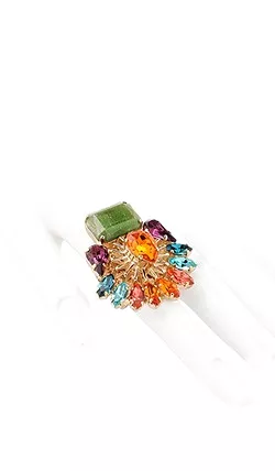 Flower Motif Ring