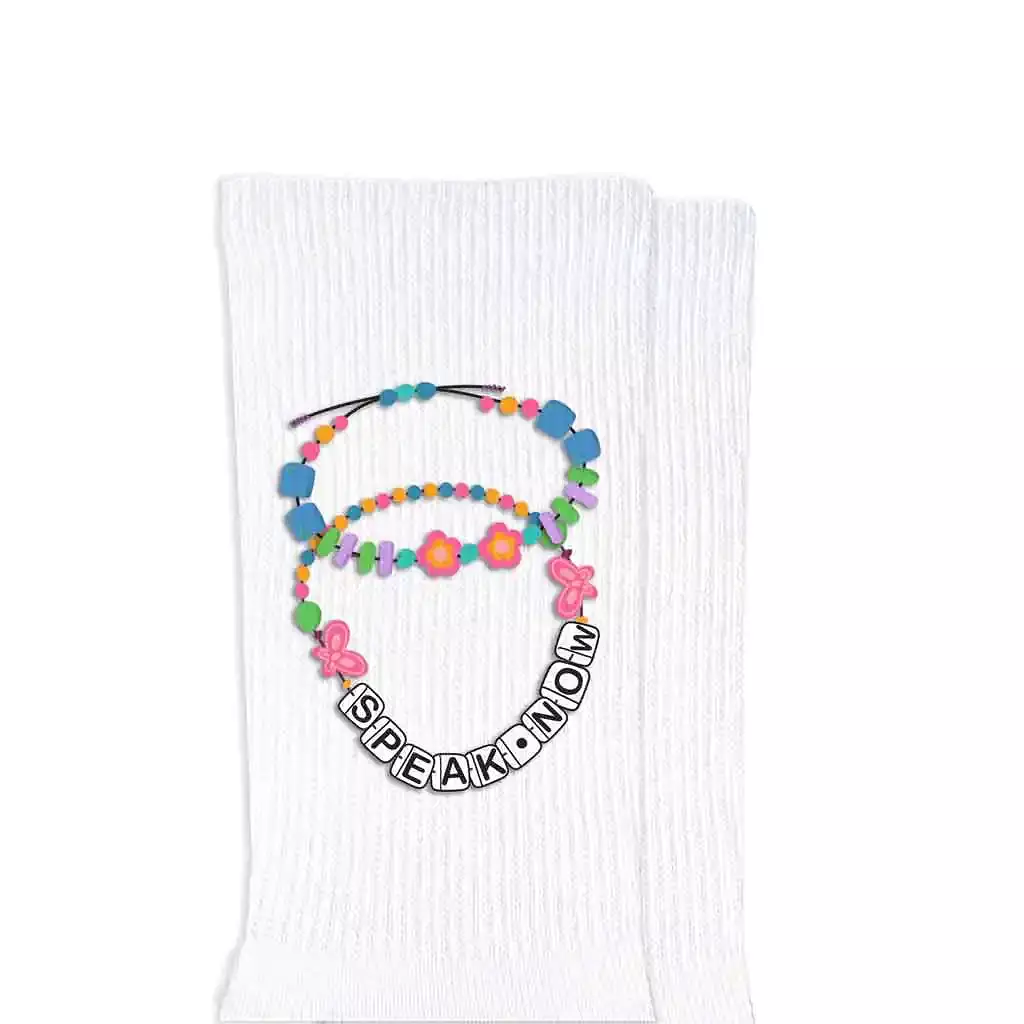 Fun Friendship Bracelet Designs on Socks