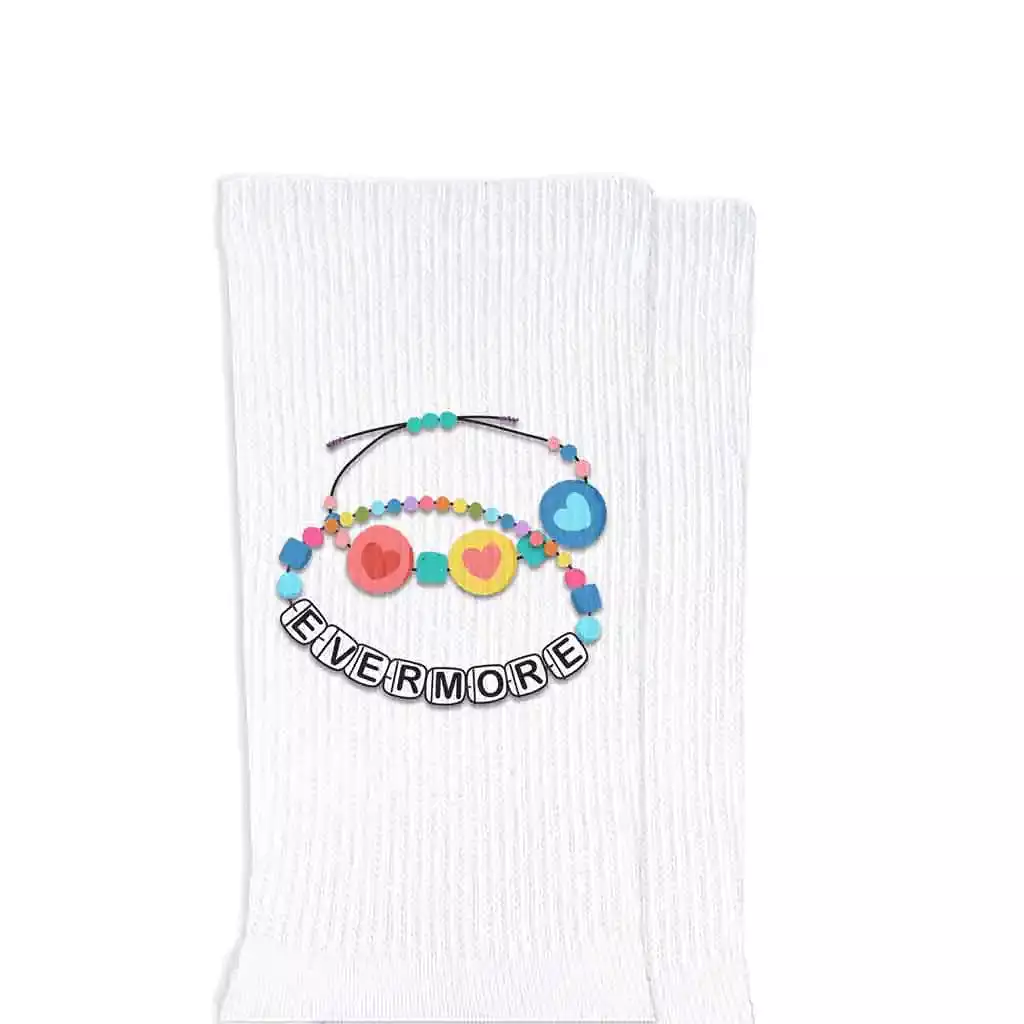 Fun Friendship Bracelet Designs on Socks