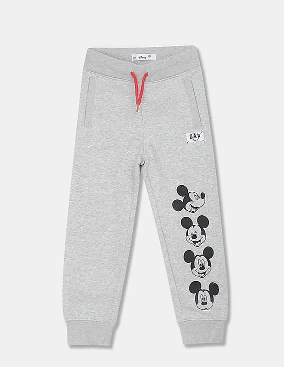 GAP Baby Grey Disney Mickey Mouse Pull-On Pants