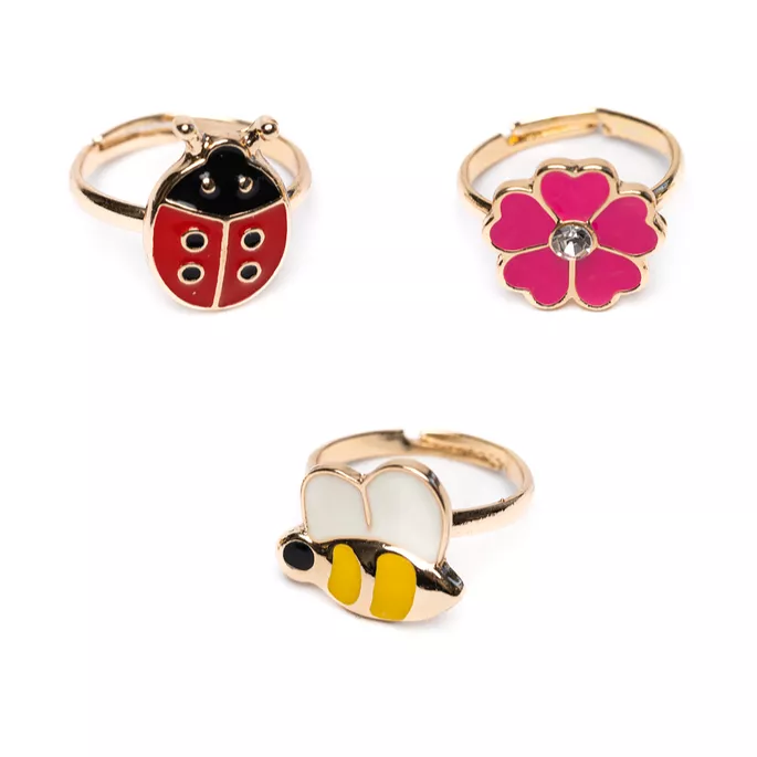 Great Pretenders Ladybug Garden Ring 3pc Set