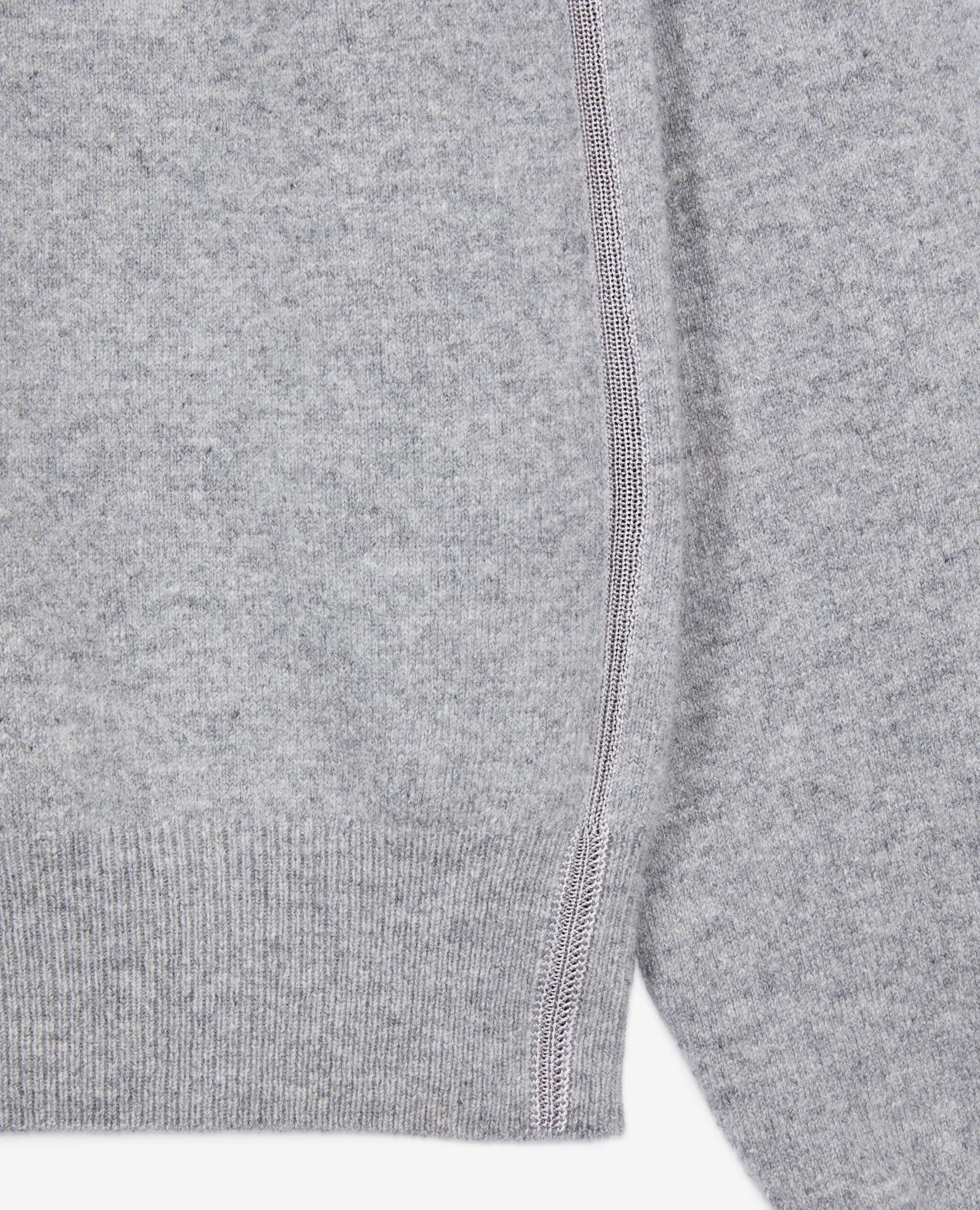 Grey cashmere sweater