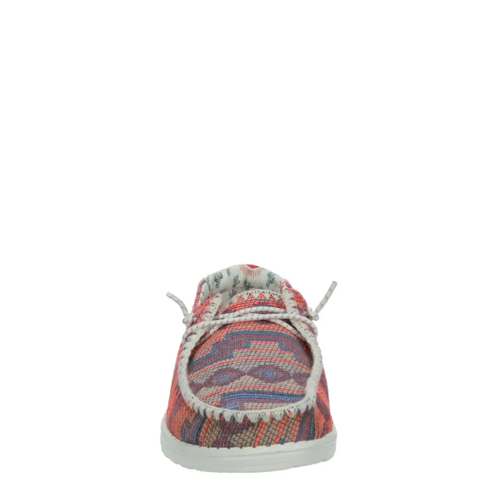 HEYDUDE  WOMENS WENDY KNIT SLIP ON SNEAKER