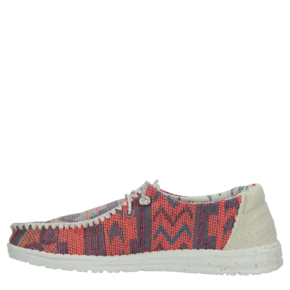 HEYDUDE  WOMENS WENDY KNIT SLIP ON SNEAKER