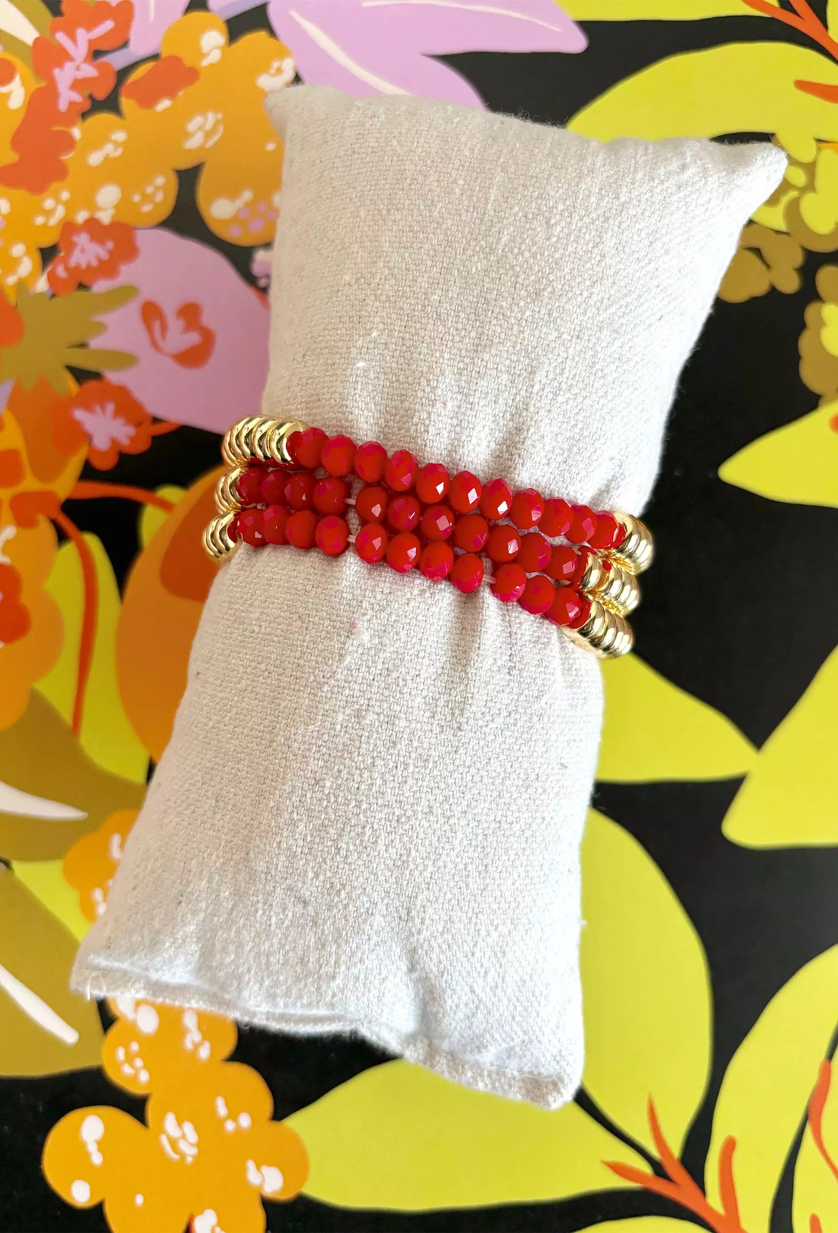 High Standards Bracelet Set in Red