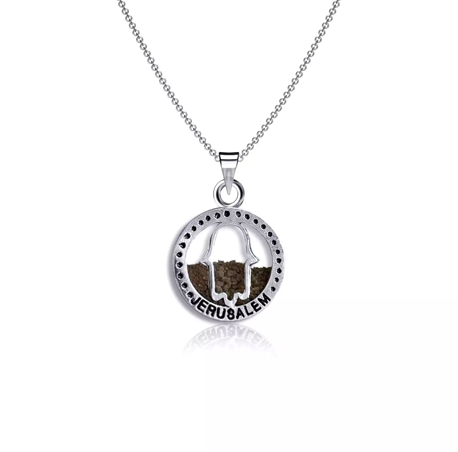 Holy Land Hamsa Necklace