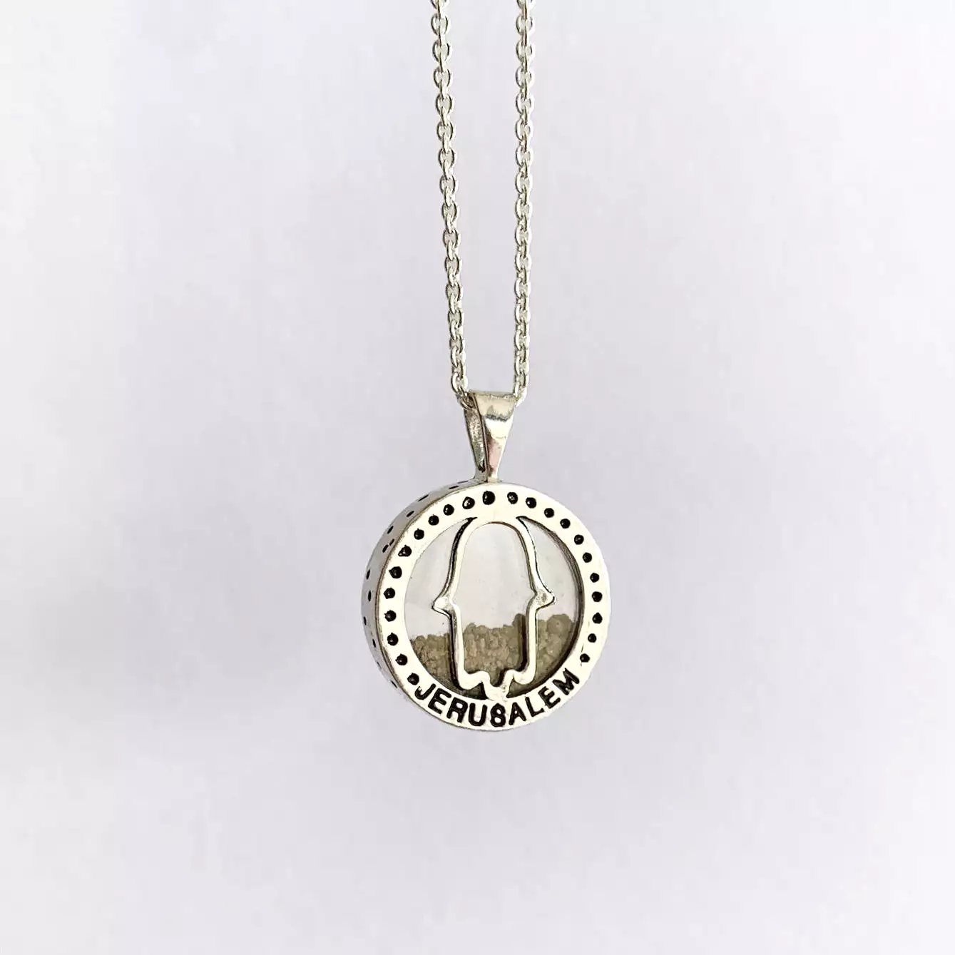 Holy Land Hamsa Necklace