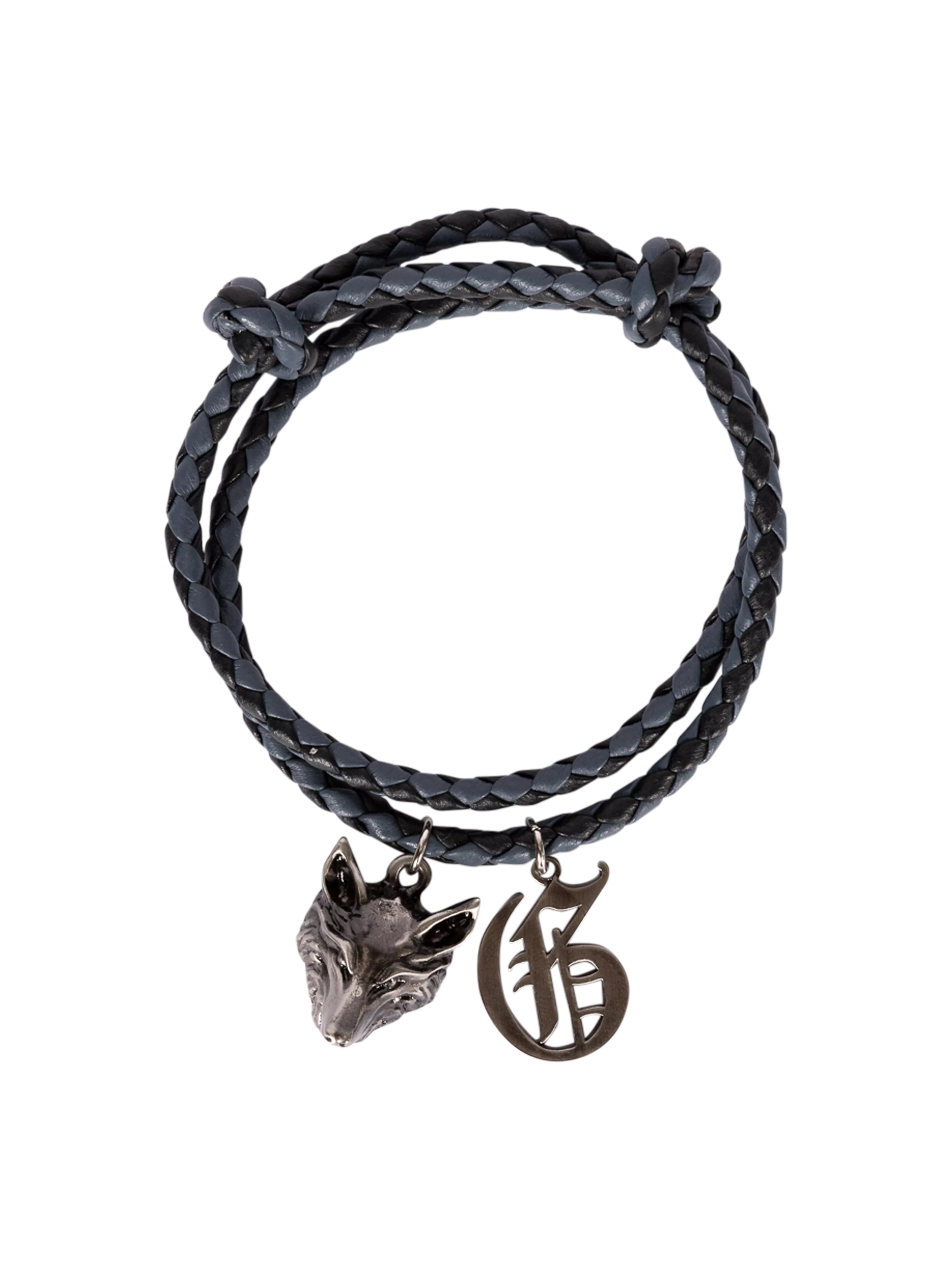 Icon Braided Leather Bracelet