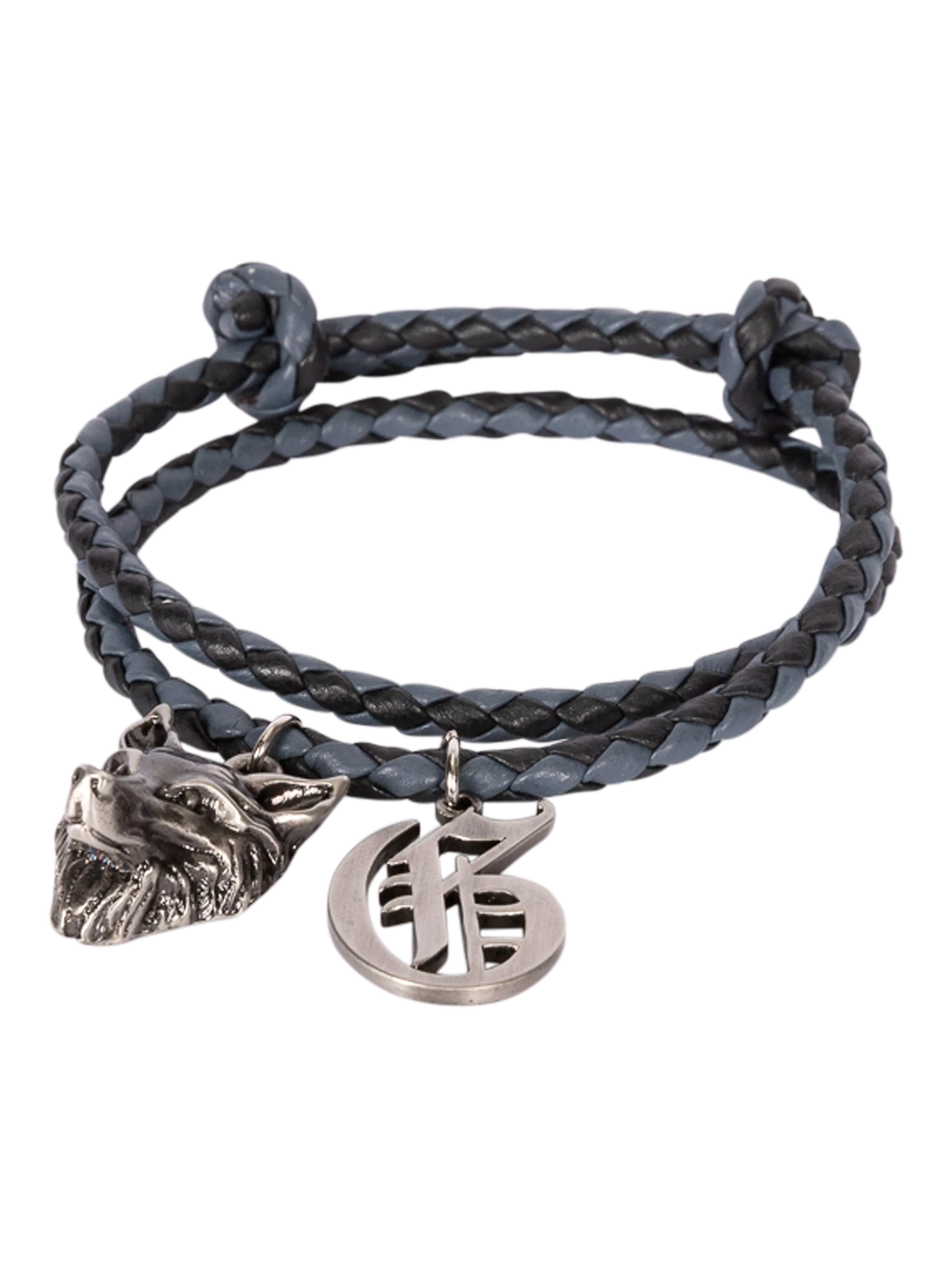 Icon Braided Leather Bracelet