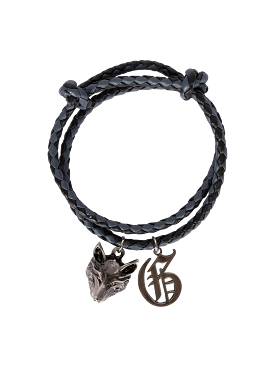 Icon Braided Leather Bracelet