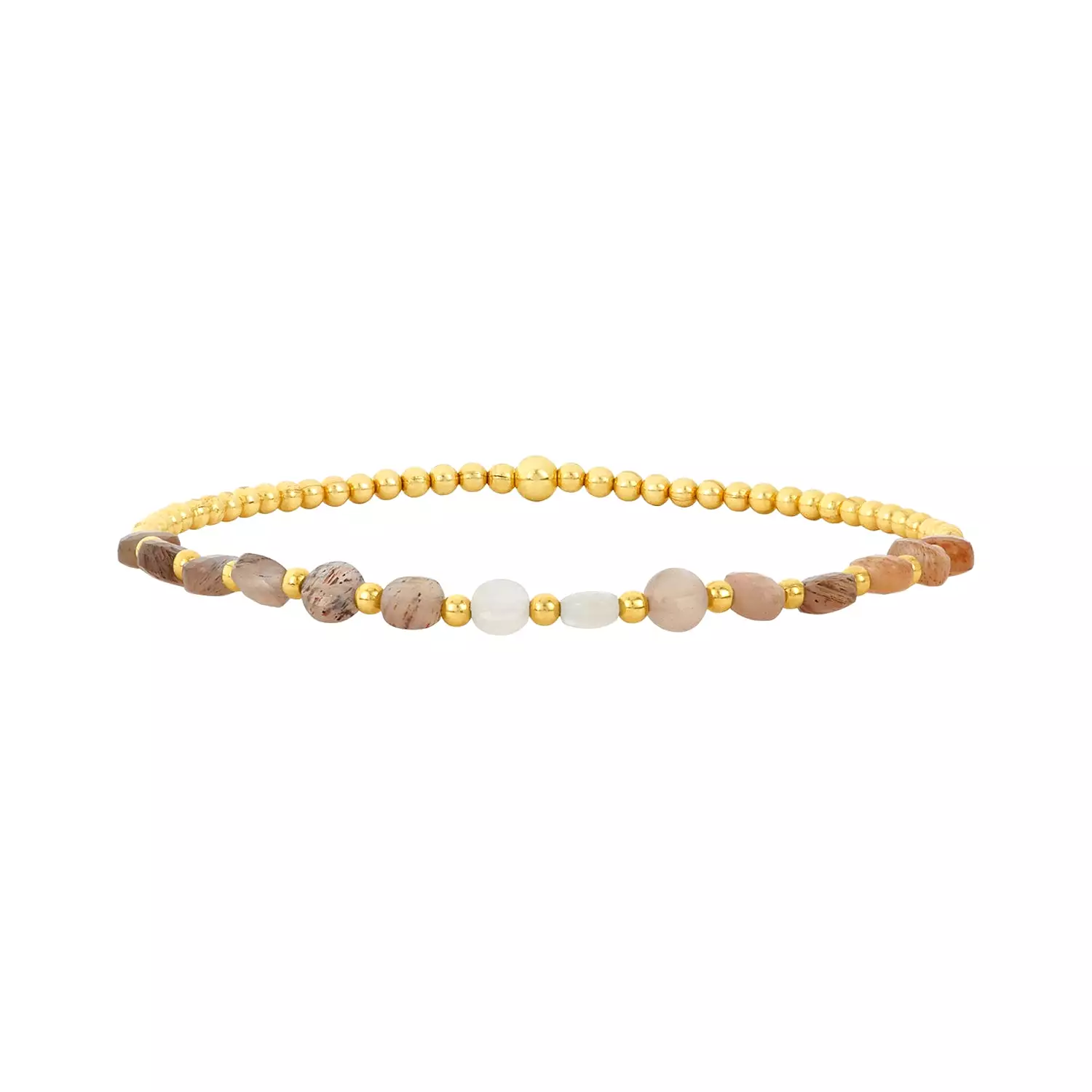 Karen Lazar Design 2mm Signature Bracelet with Moonstone Ombre Pattern