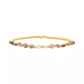 Karen Lazar Design 2mm Signature Bracelet with Moonstone Ombre Pattern