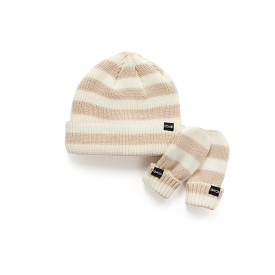 Kombi Moonstone Little One Infant Knit Hat and Mitten Set