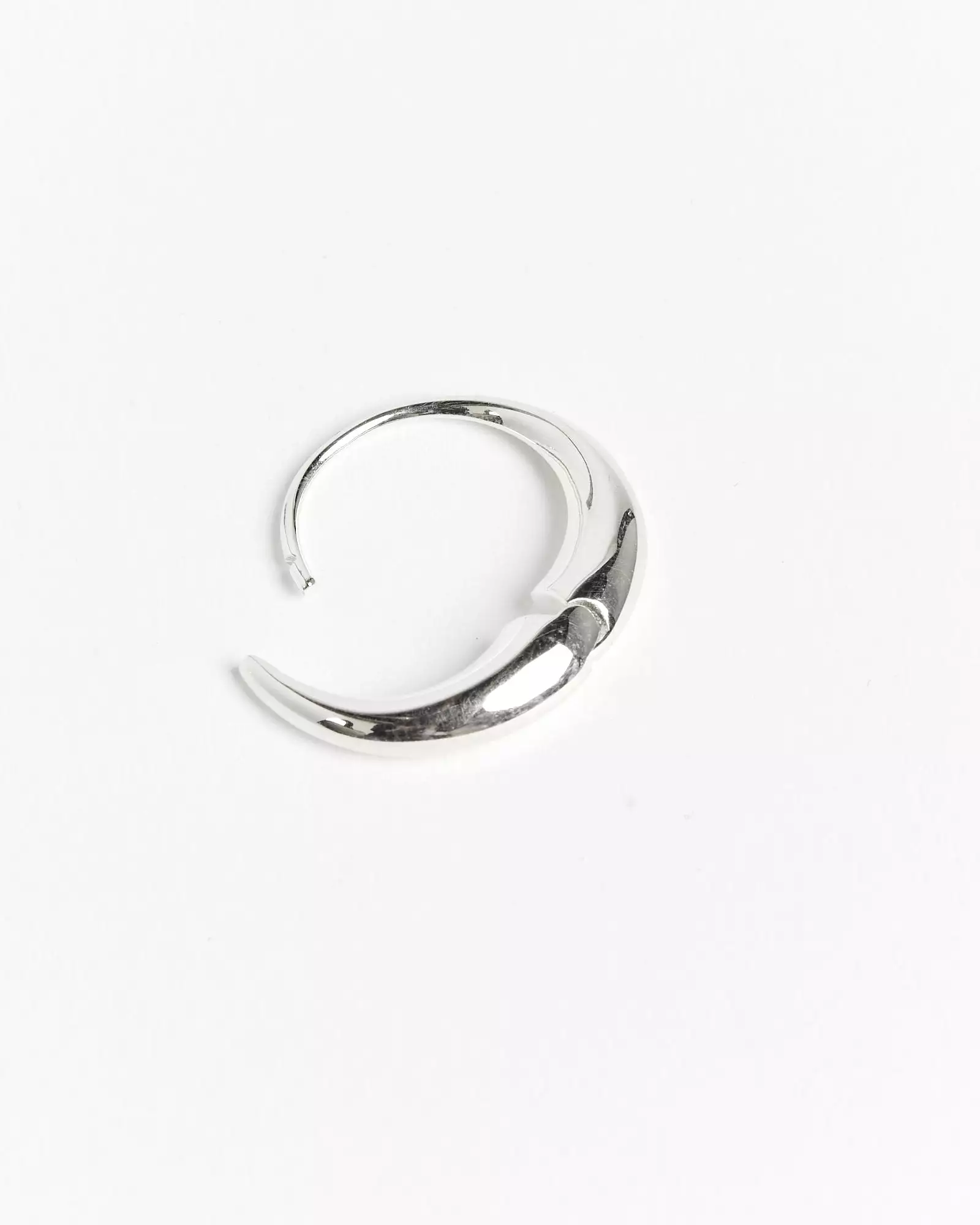 Large Sigrid Hoops in Sterling Silver