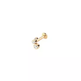 MBF Coco Labret, 14k Yellow Gold