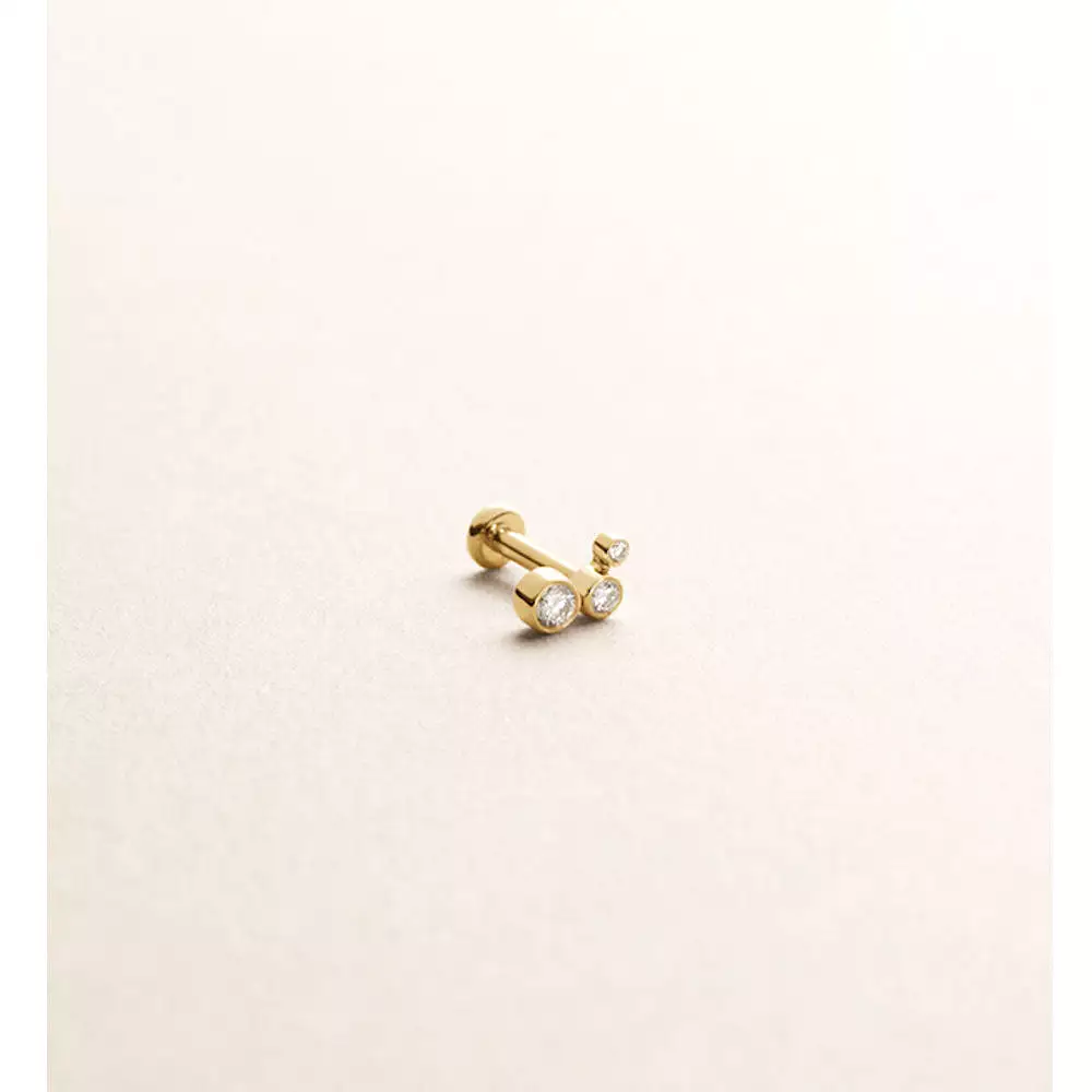 MBF Coco Labret, 14k Yellow Gold