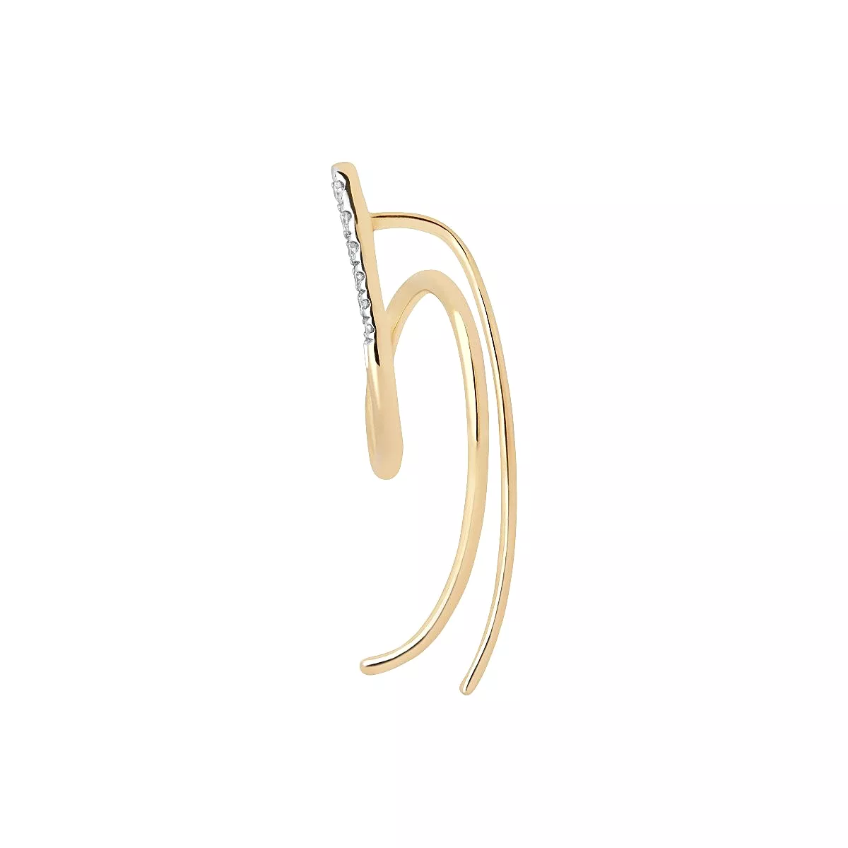 MBF Galaxy Spin Earring, 14k Gold