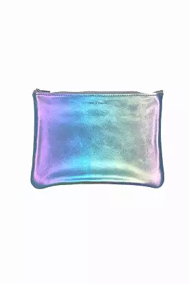 Medium Zip Pouch: Iridescent Moonstone