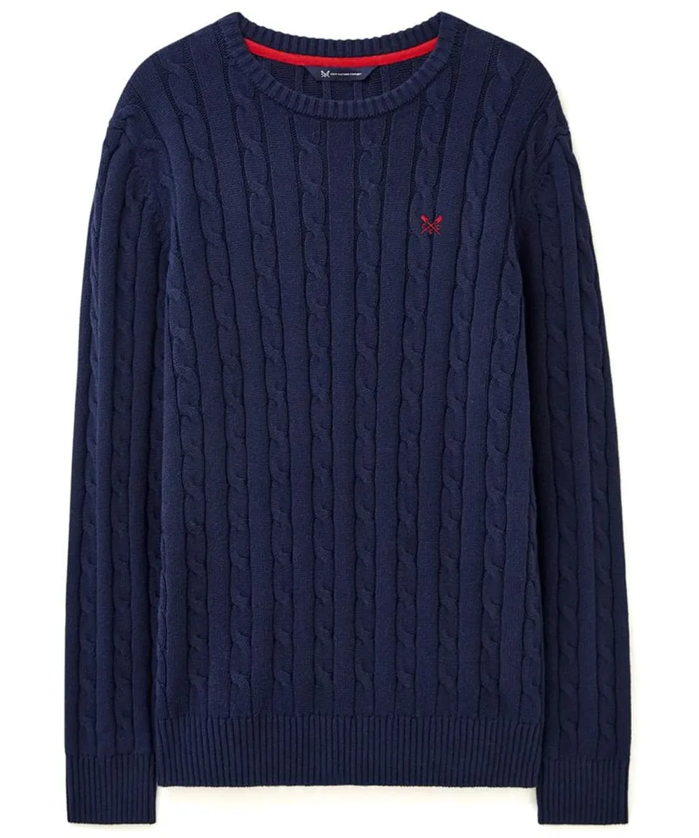 Men’s Crew Clothing Oarsman Cable Knit Crew Neck Jumper