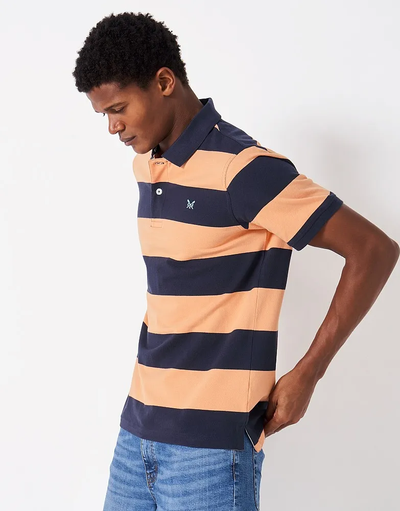 Men's Heritage Stripe Polo Shirt from Crew Clothing Company