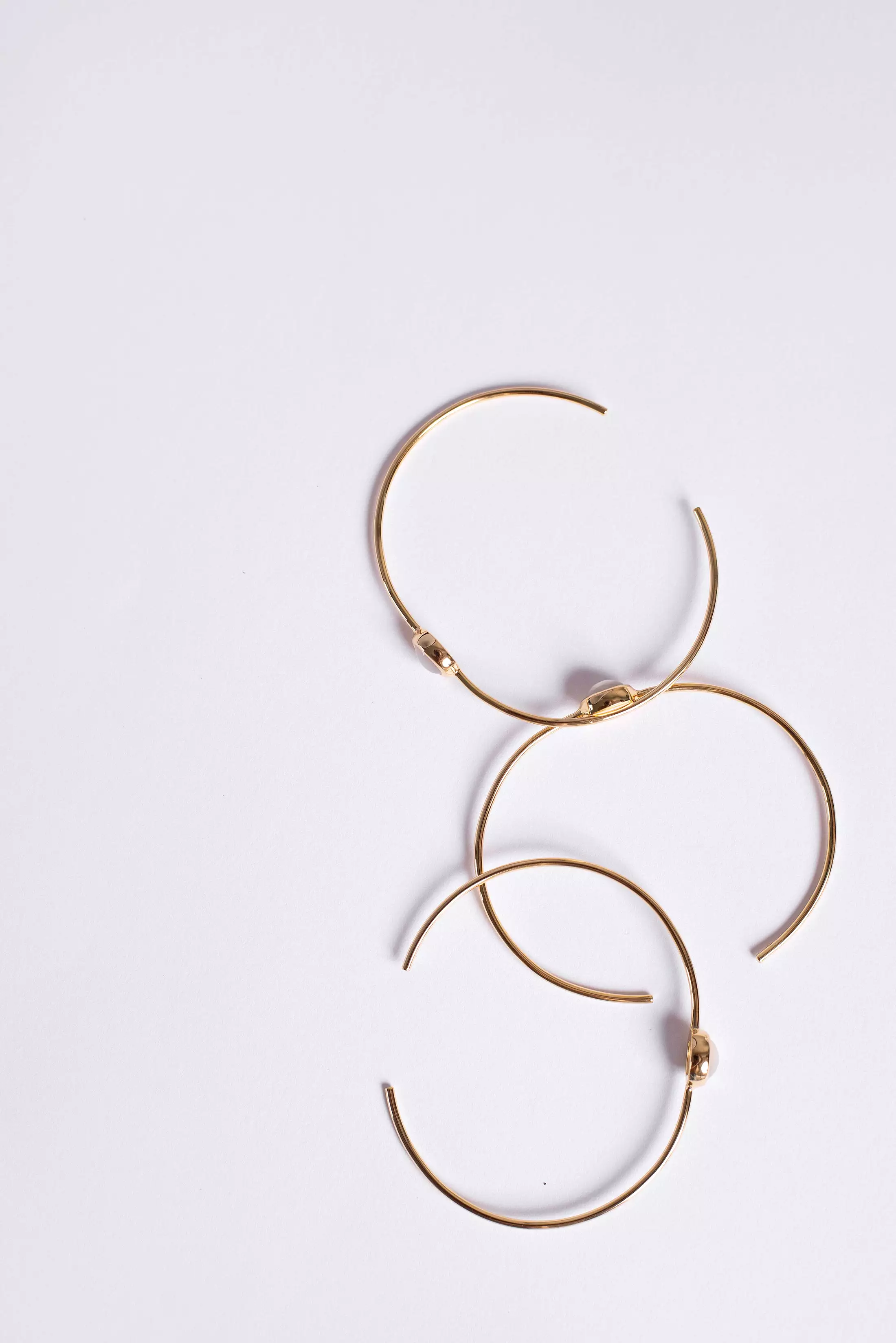 MOONSTONE / GOLD-VERMEIL BRACELET