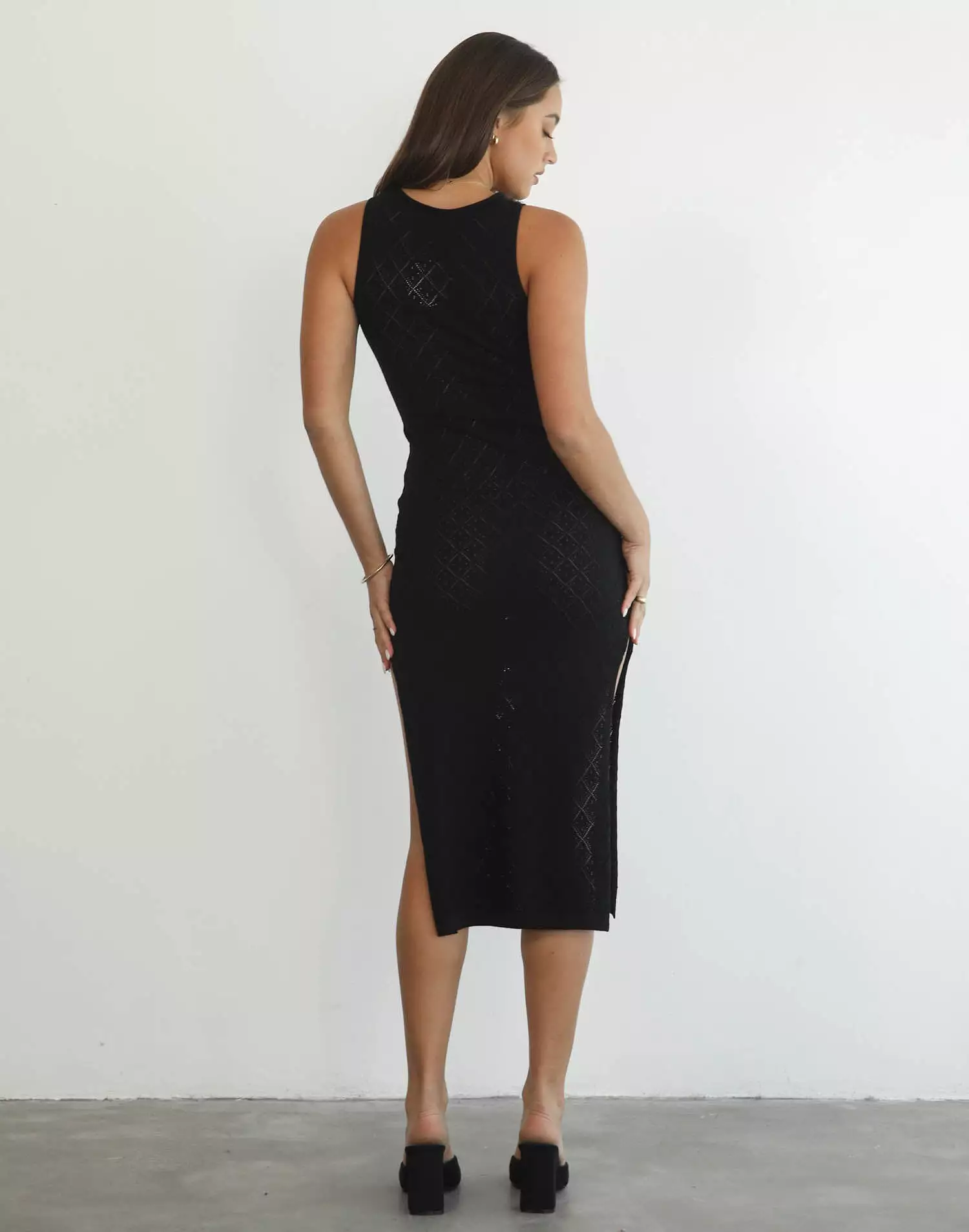 Moonstone Maxi Dress (Black)