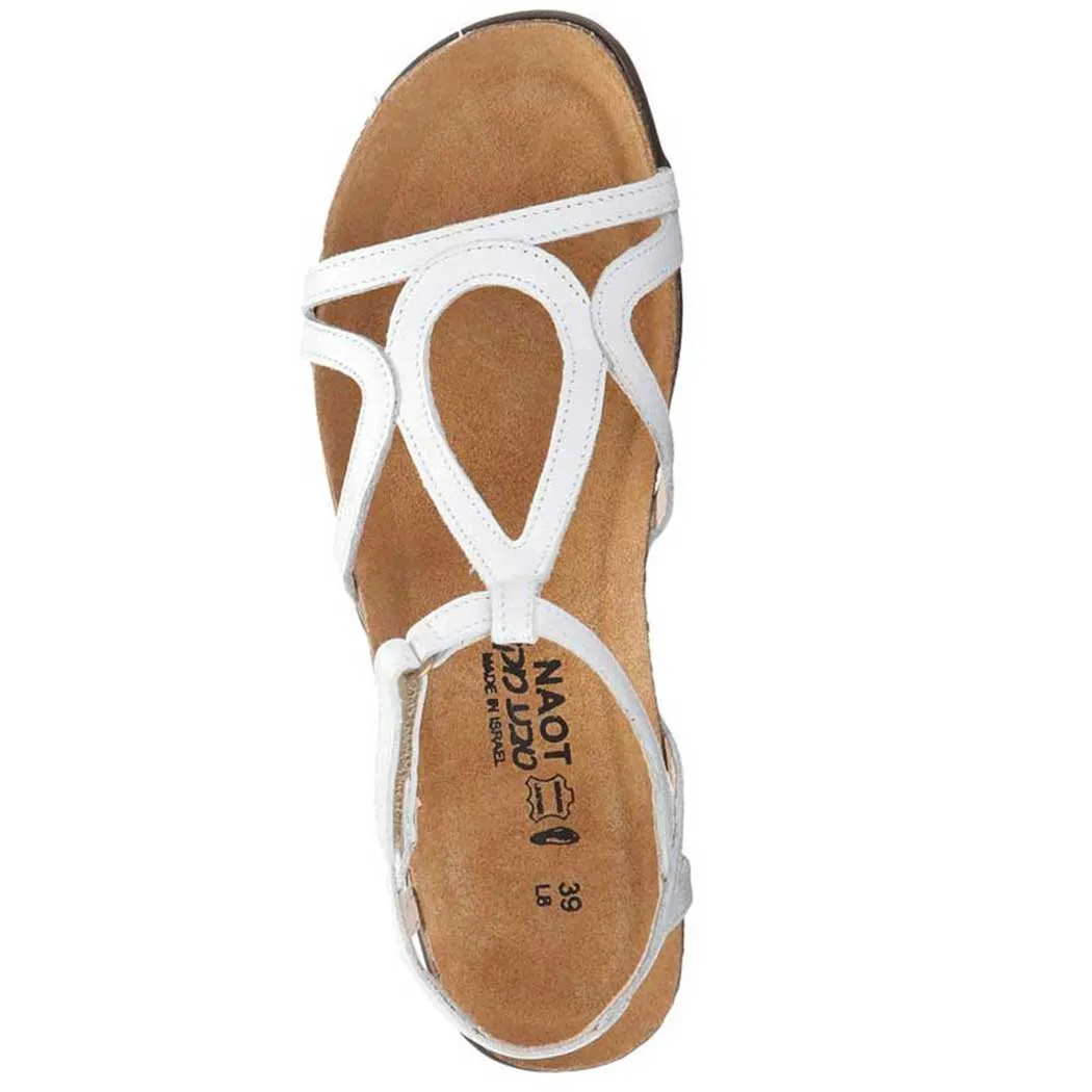 Naot Dorith Sandal White Leather (Women's)