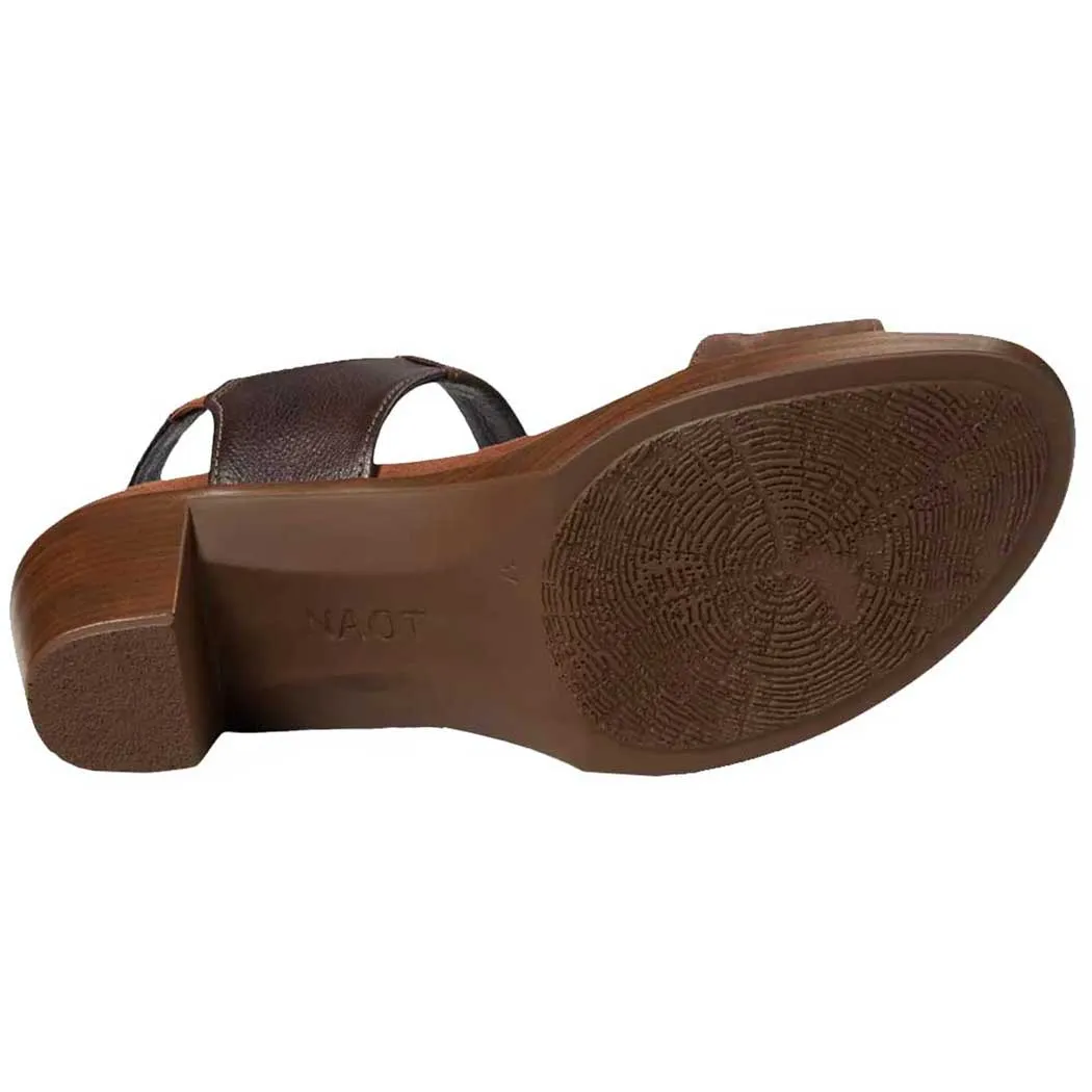 Naot Intact Heeled Sandal Coffee Bean/ Soft Brown/ Walnut (Women's)