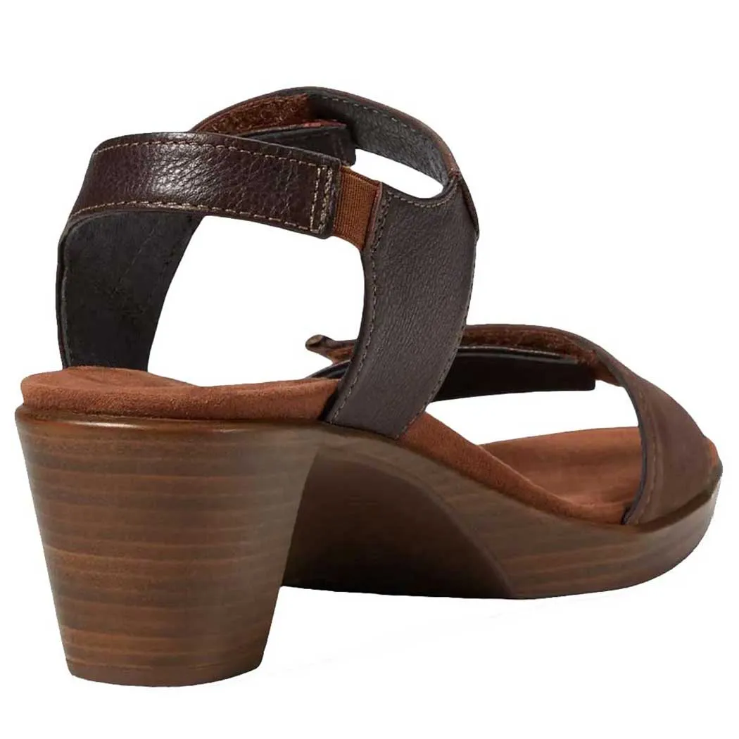 Naot Intact Heeled Sandal Coffee Bean/ Soft Brown/ Walnut (Women's)