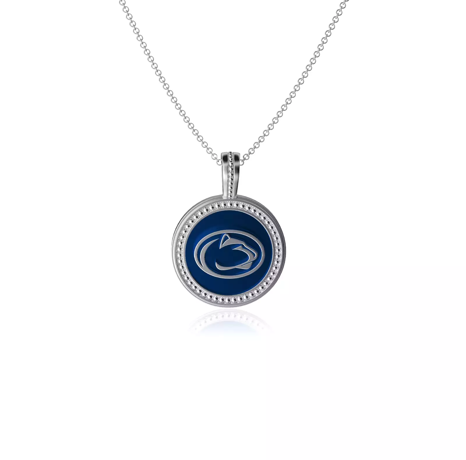 Penn State University Coin Pendant Necklace - Enamel