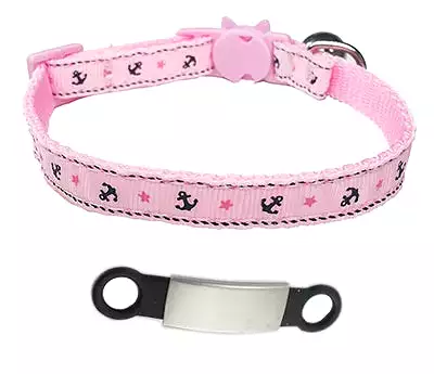 Personalized ID Free Engraving Cat Collar Safety Breakaway Small Dog Cute Nylon Adjustable for Puppy Kittens Necklace