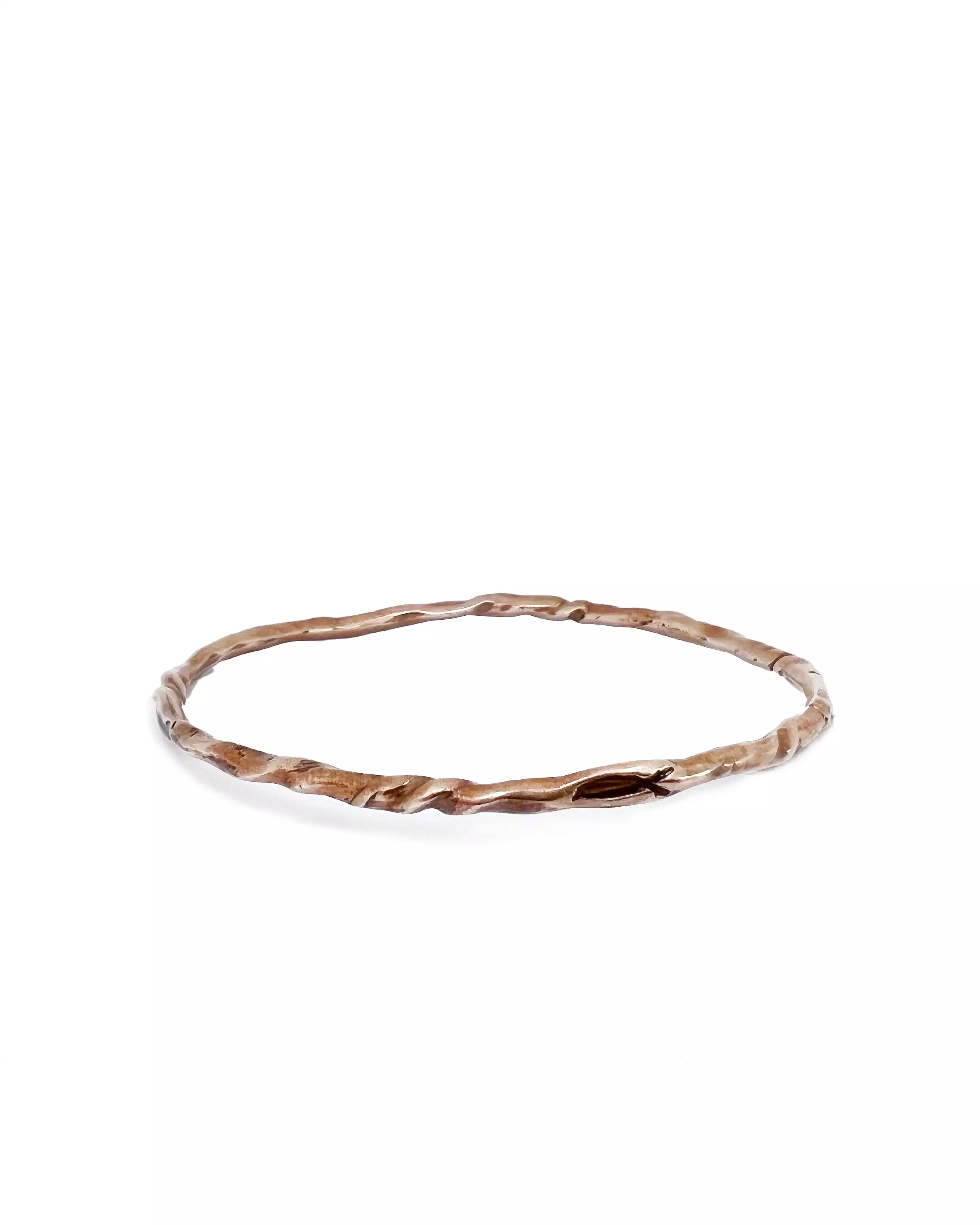 Pesci Che Volano Timone Bronze Bangle