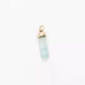 Rustic Aquamarine Charm